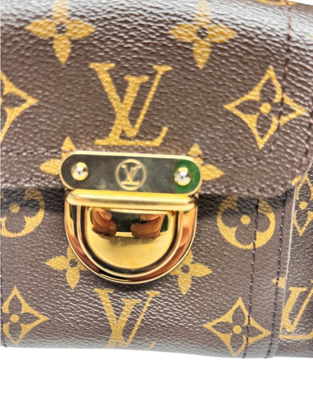 Louis Vuitton Manhattan Top Handle Bag PM Brown Canvas - Picture 3 of 16